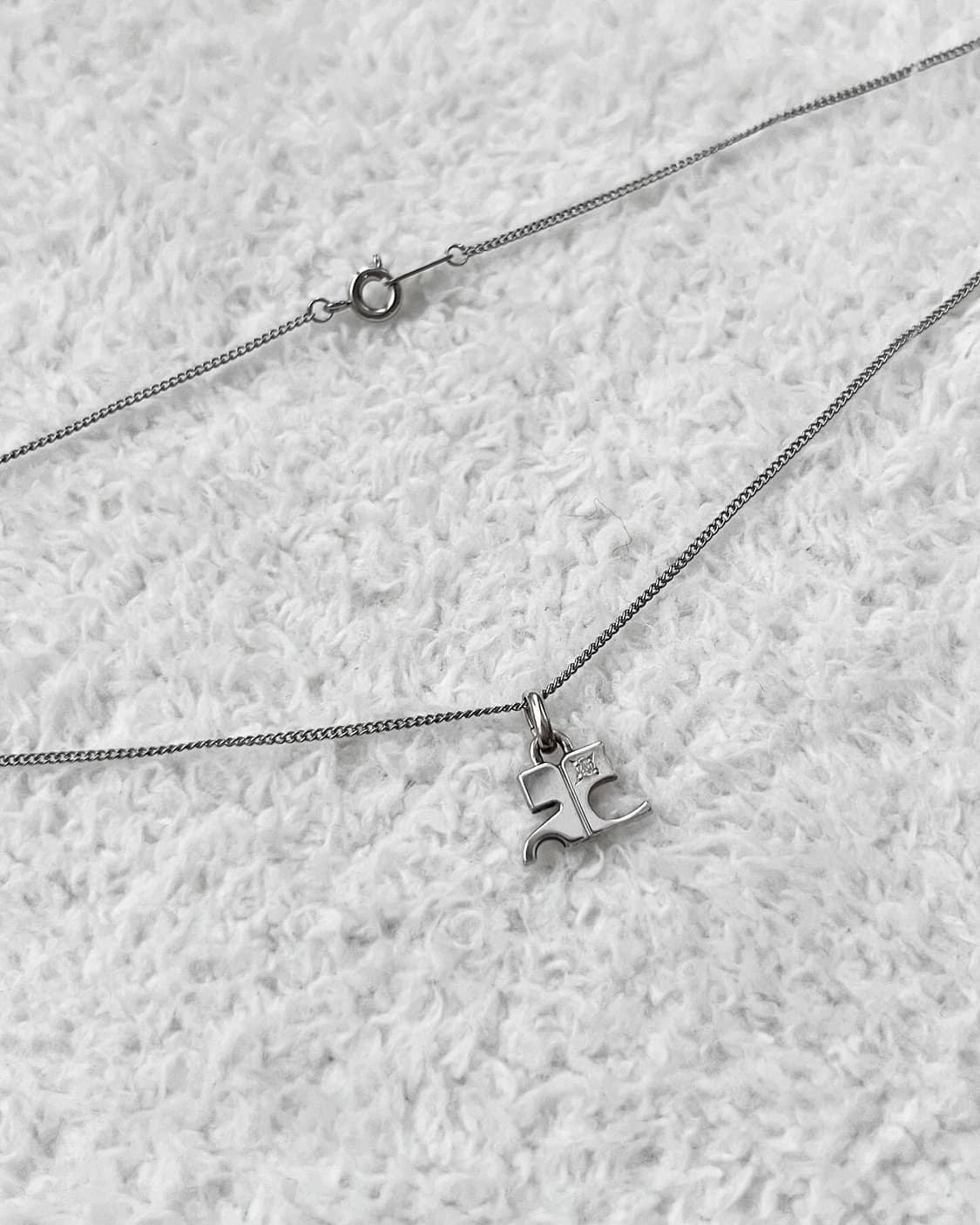 꾸레쥬 실버925목걸이 상품이미지1