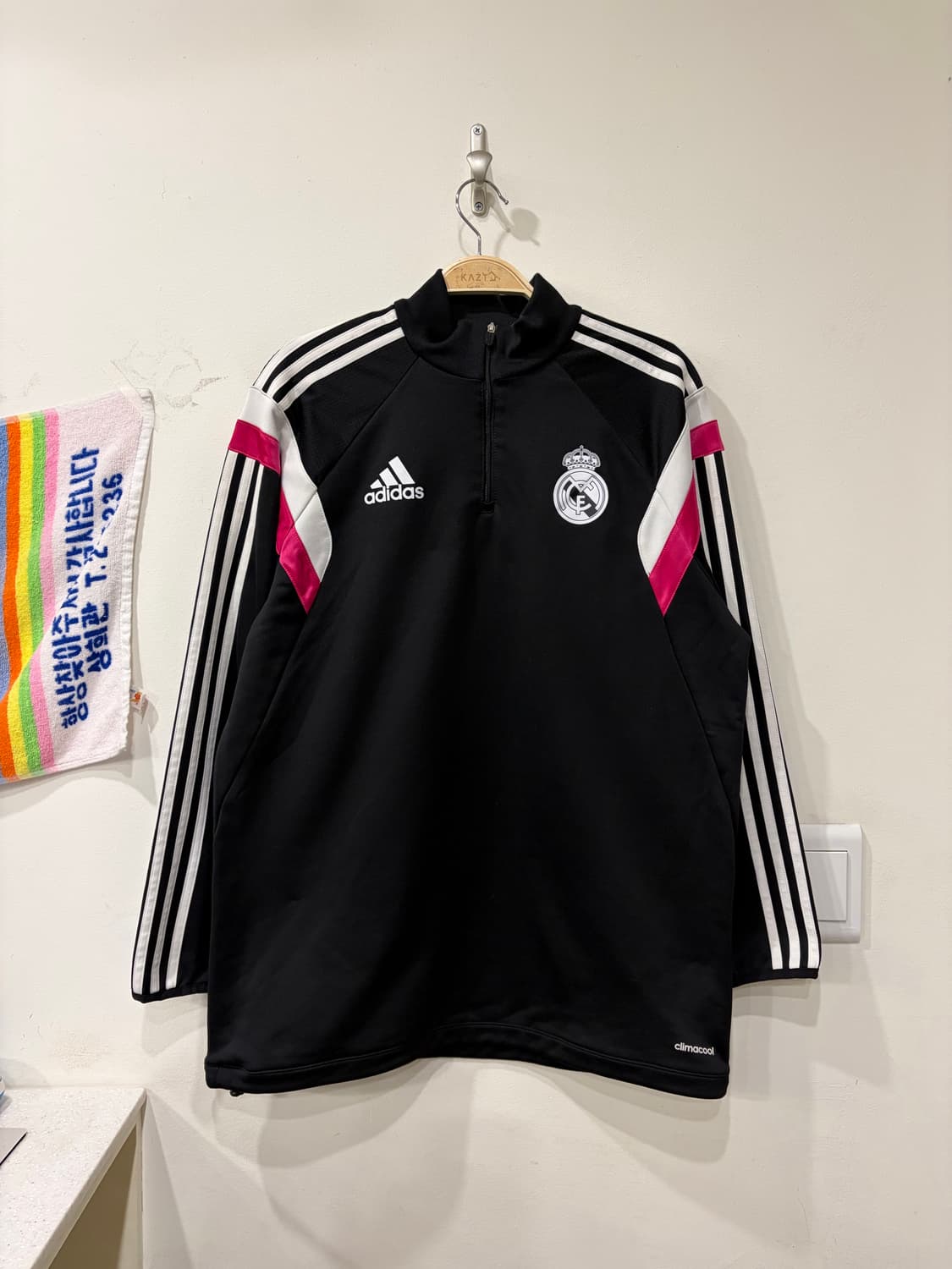 아디다스 레알마드리드 반집업 져지 상품이미지1