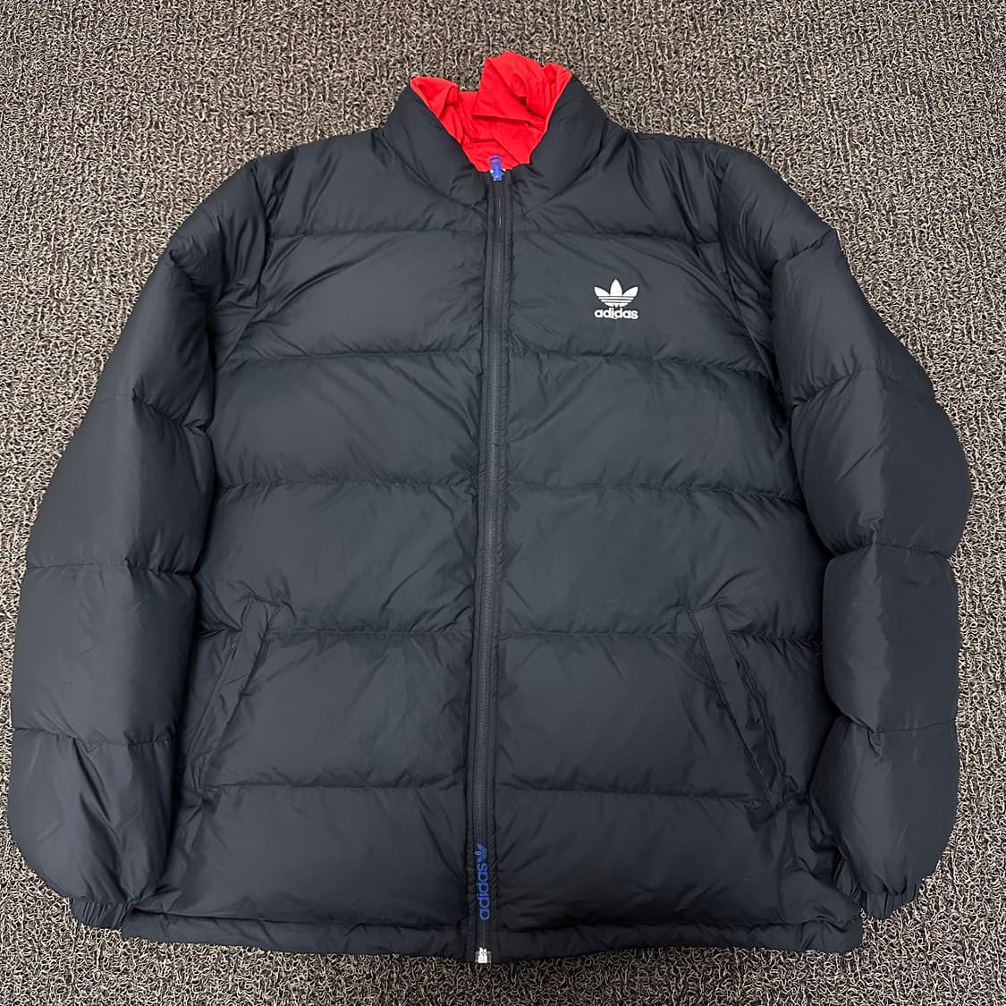 아디다스 덕다운 양면 패딩 블랙 110(2XL) 상품이미지1