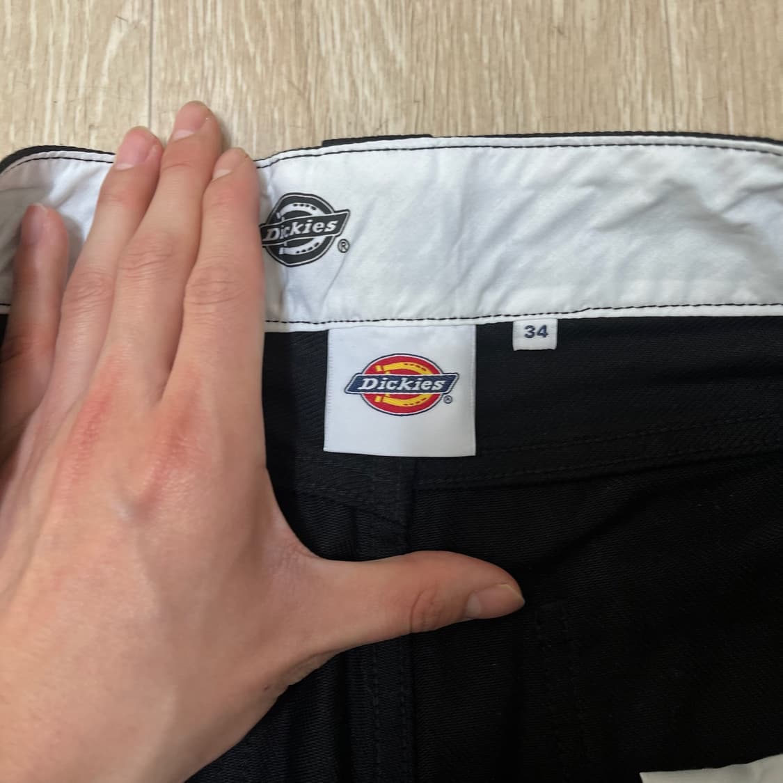 디키즈 블랙 카펜터 더블니 워크팬츠 34  상품이미지7