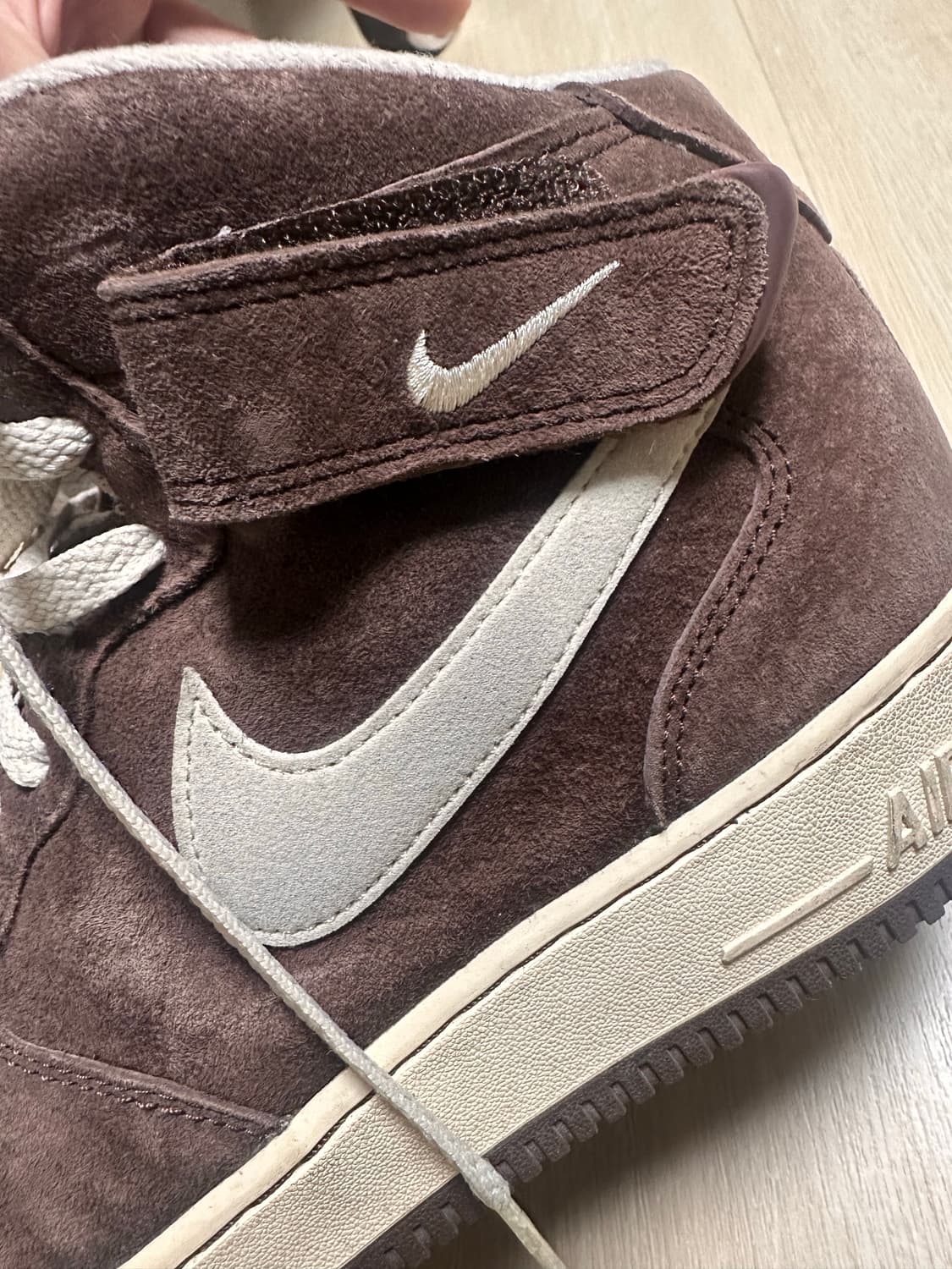 나이키 에어포스 1 미드 '07 QS 초콜릿 275(9.5) 상품이미지8