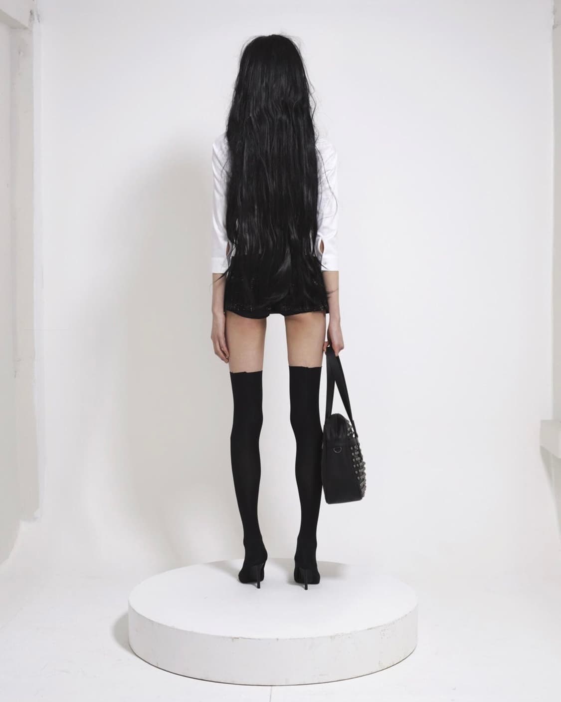 본네 Corset seam shirt (White) 2 size 상품이미지6