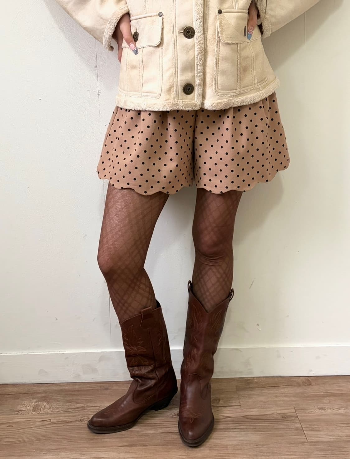 COLZA 도트 팬츠 상품이미지5