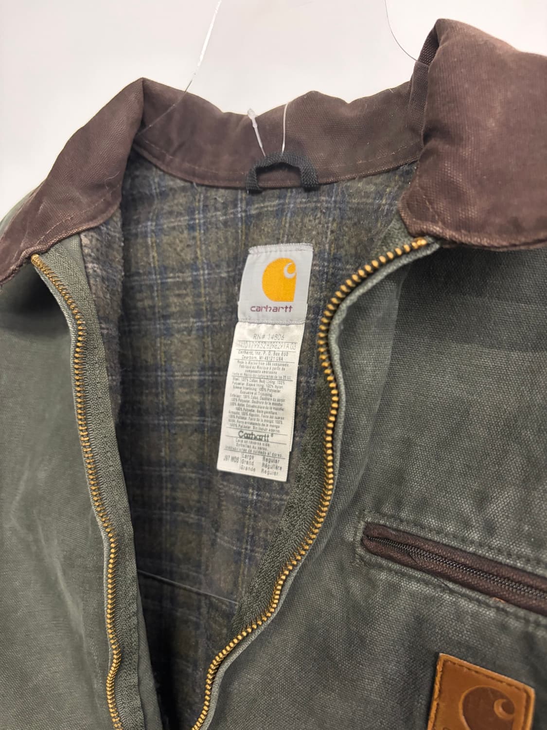 2010 칼하트 J97 디트로이트 자켓 MOS L-R 상품이미지2