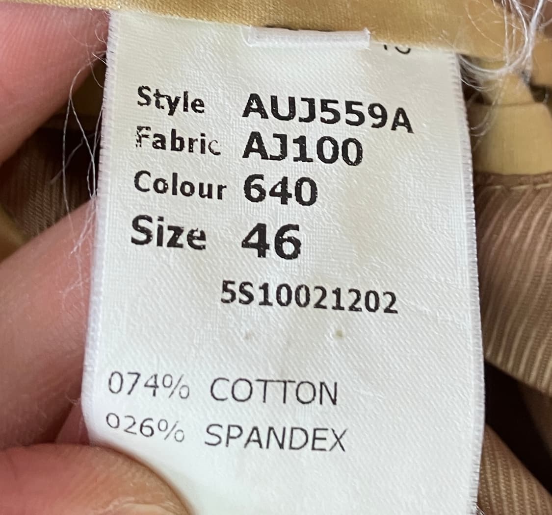 05SS 존 갈리아노 베이지 코튼 라이더 자켓 46 상품이미지8