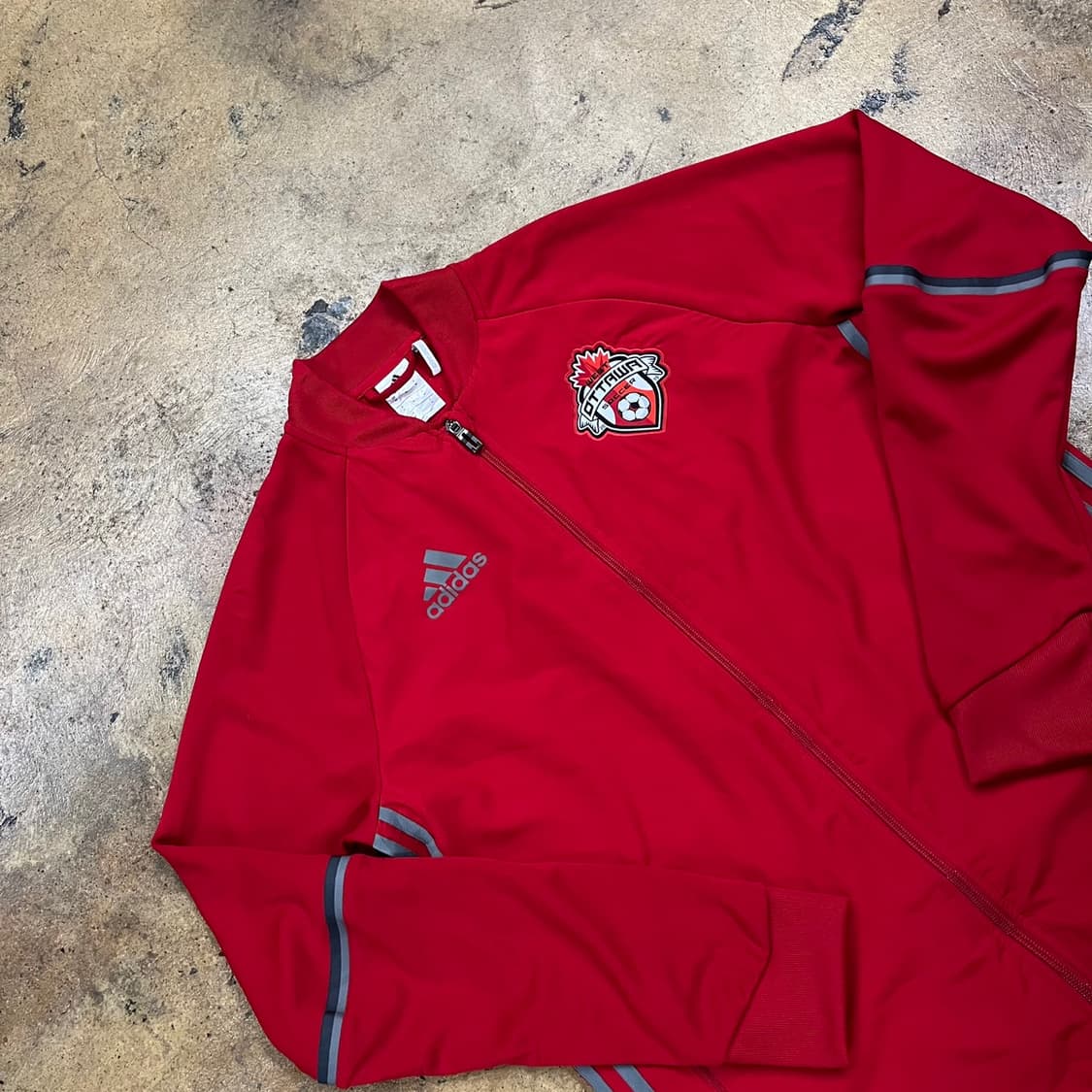 [정품/M] 아디다스 Ottawa FC 레드 트랙 자켓 b10 상품이미지1
