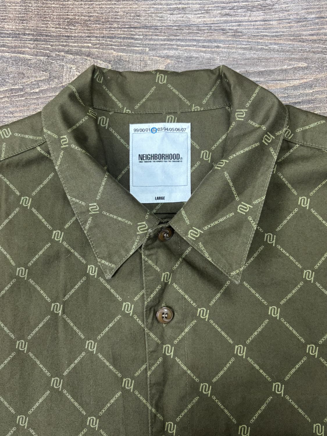 02's 네이버후드 모노그램 반팔 셔츠 상품이미지2