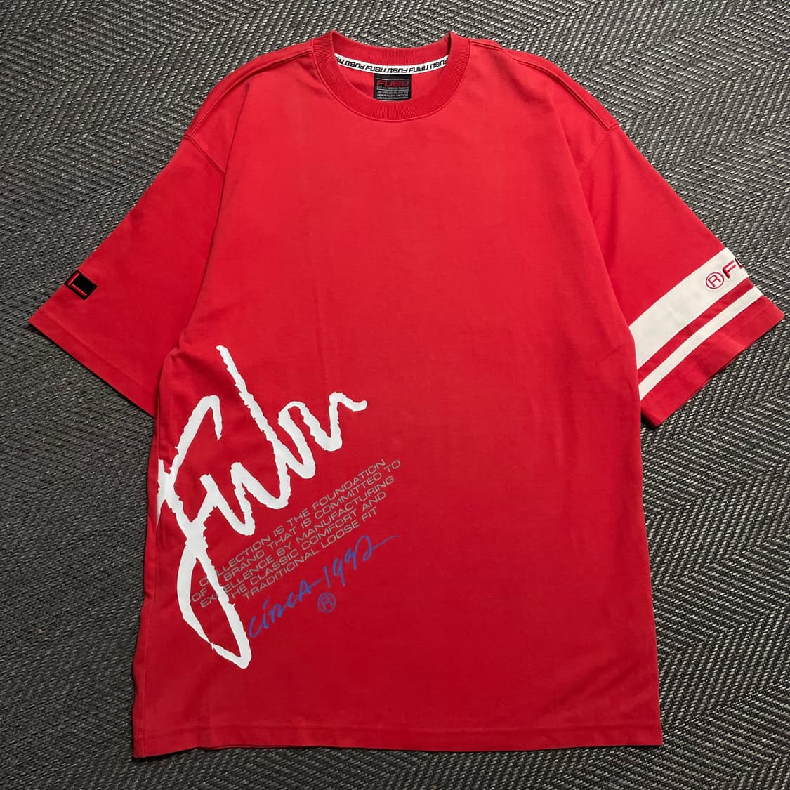 00s FUBU 올드스쿨 빅로고 박시핏 반팔 티셔츠y 5982 상품이미지2