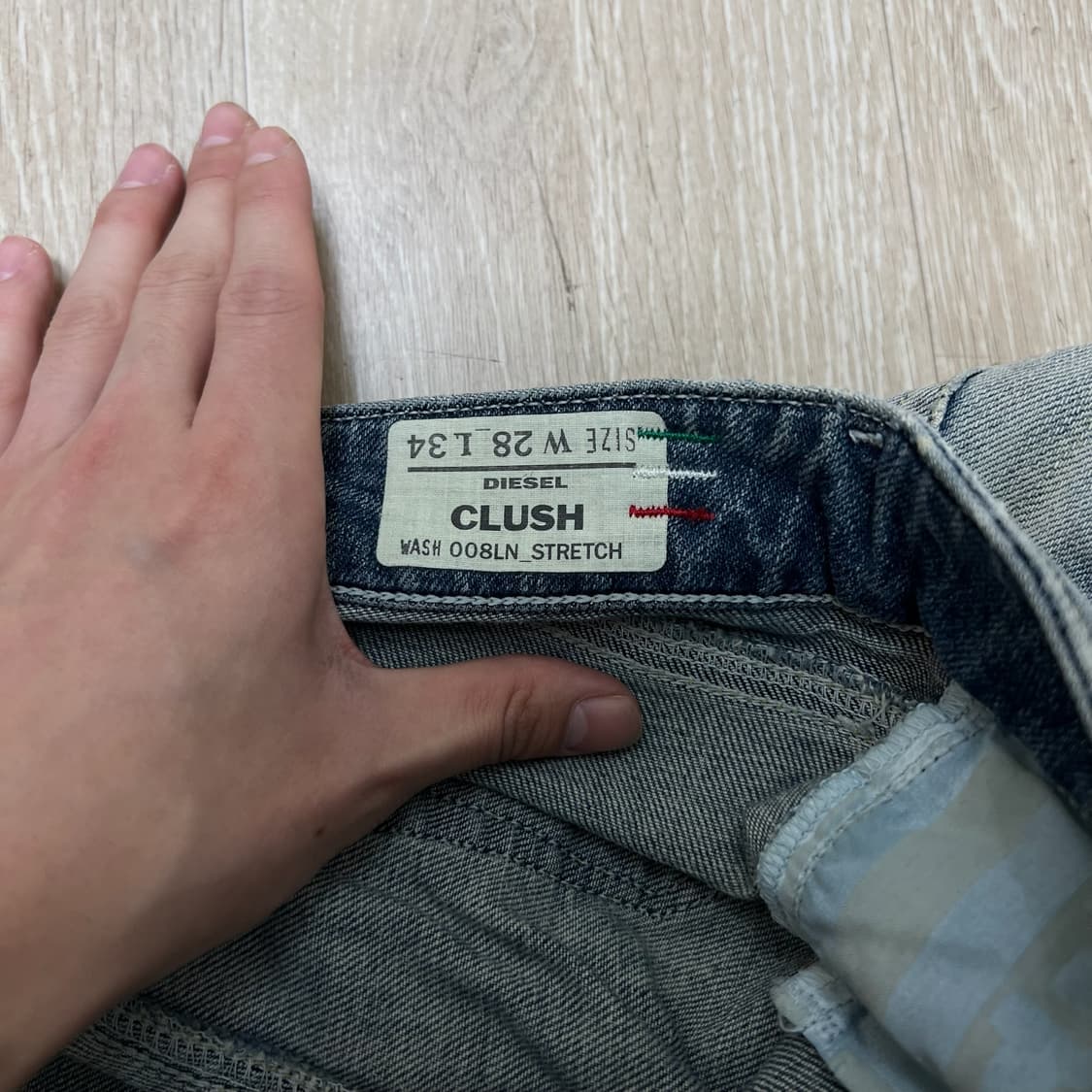 디젤 크러쉬 워싱 데님 청바지 28/34 상품이미지7