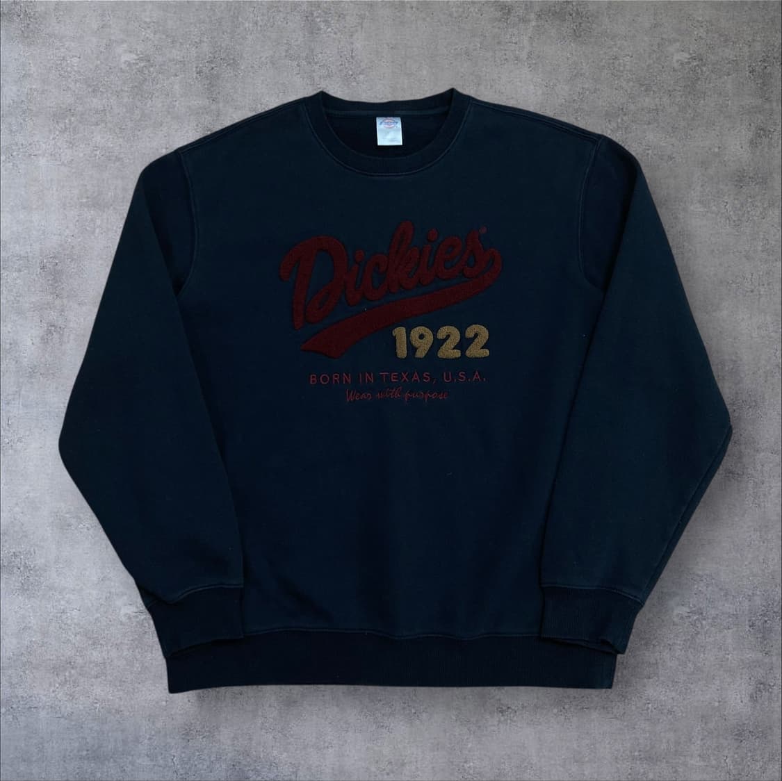 디키즈 스펠아웃 빅로고 네이비 맨투맨 상품이미지1