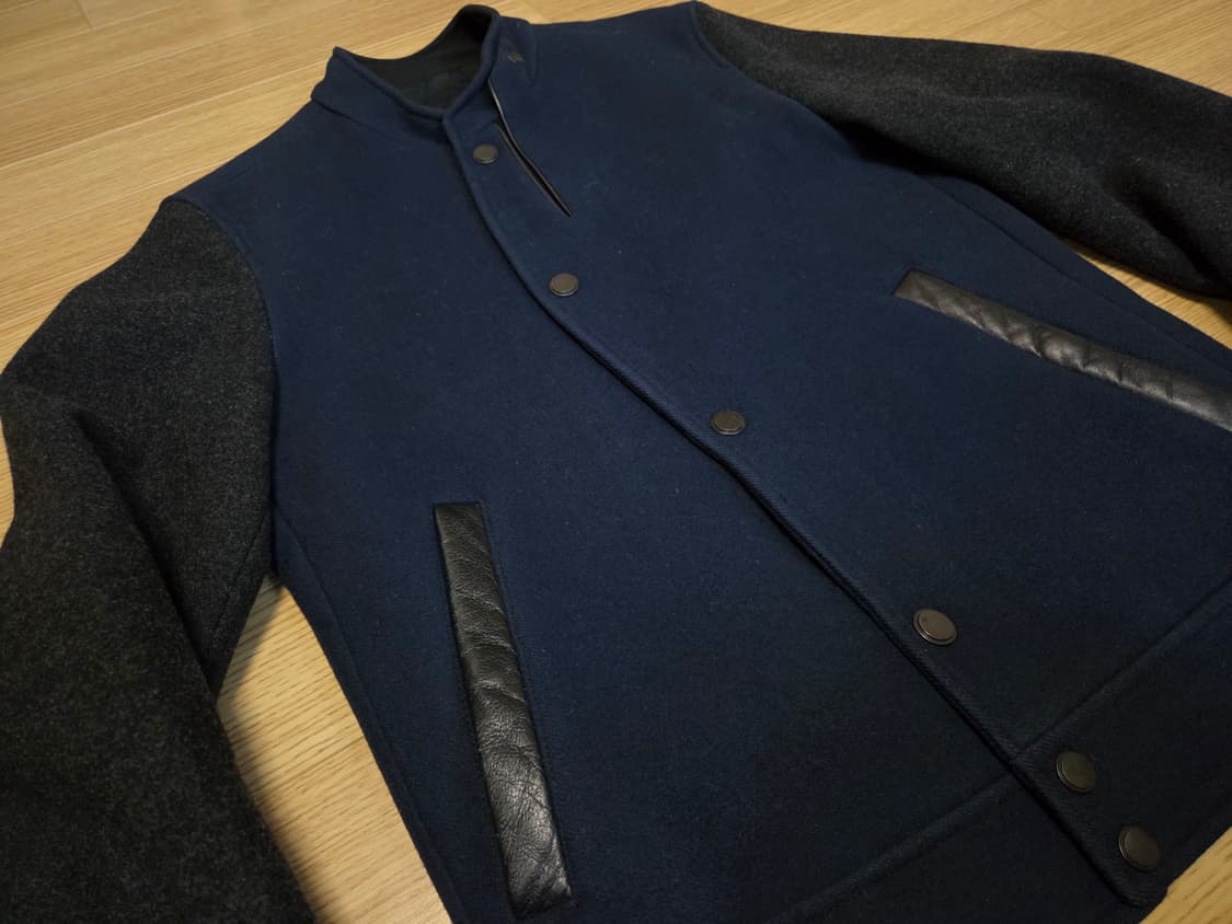 질스튜어트 뉴욕 가죽 스타디움 봄버 자켓 상품이미지3