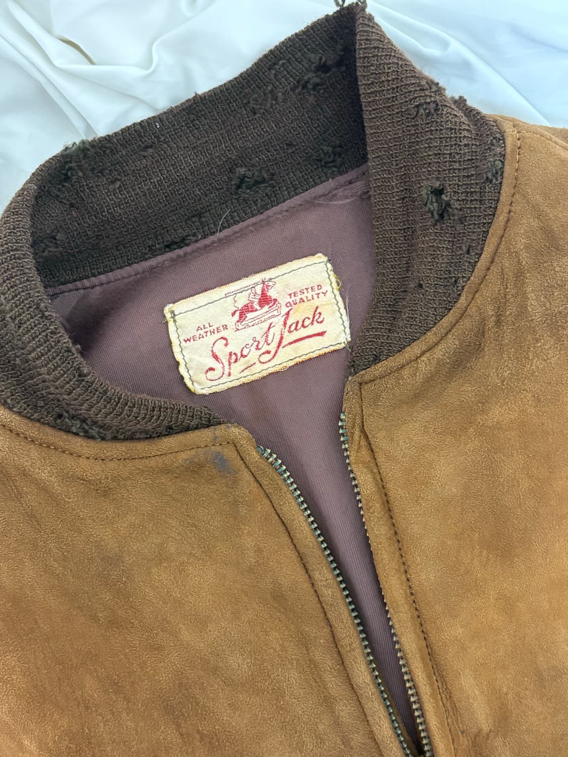 50s 빈티지 스웨이드 자켓 상품이미지5