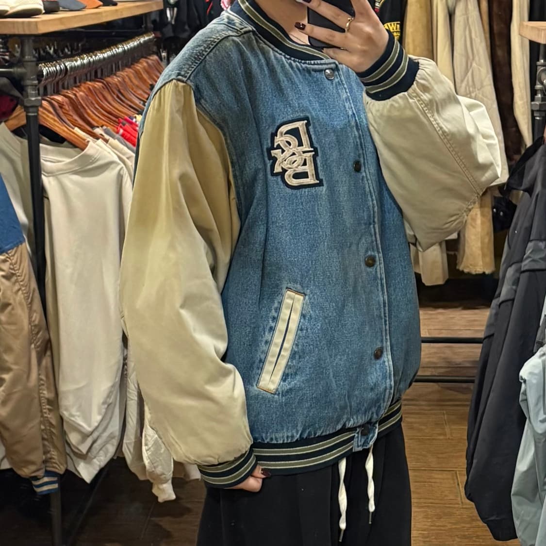 [HI] VTG 데님바시티자켓 연청 상품이미지4