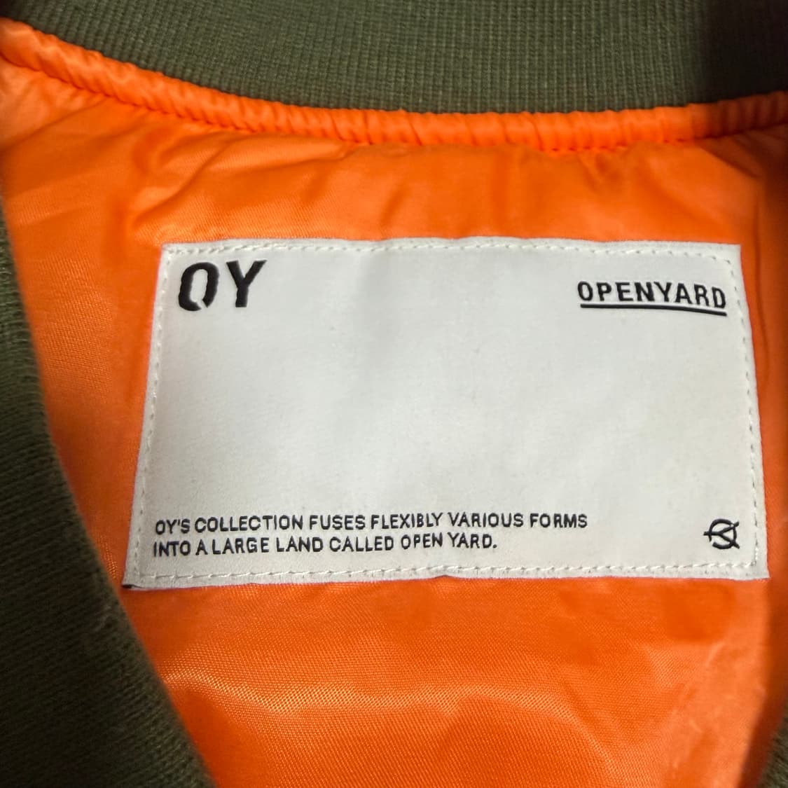 [OS] OY 오와이 셔링 봄버 MA-1 자켓 상품이미지5