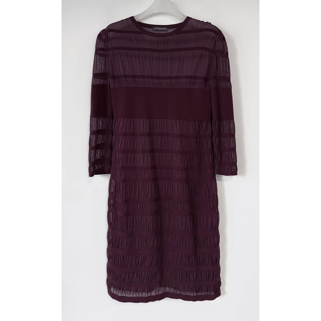 알렉산더 맥퀸 텍스처블록 니트 원피스 상품이미지1