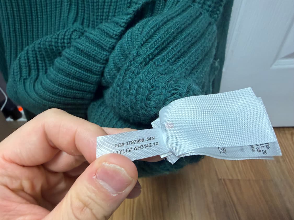 [95]라코스테 정품 울100 니트 판매 상품이미지8