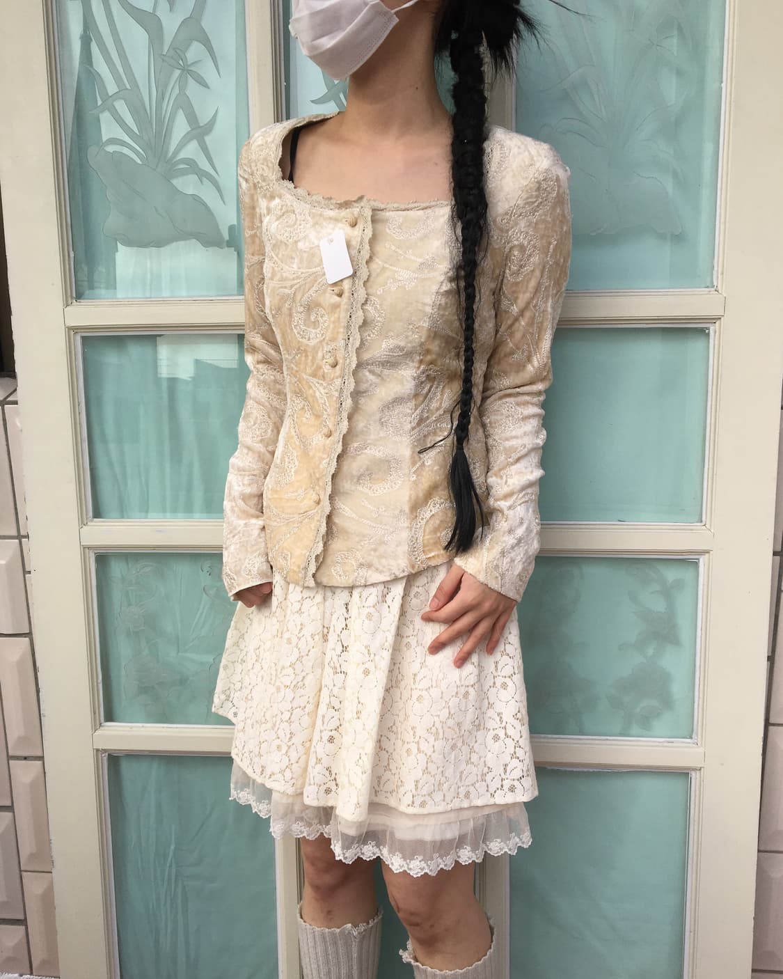 Reversible lace skirt 상품이미지6