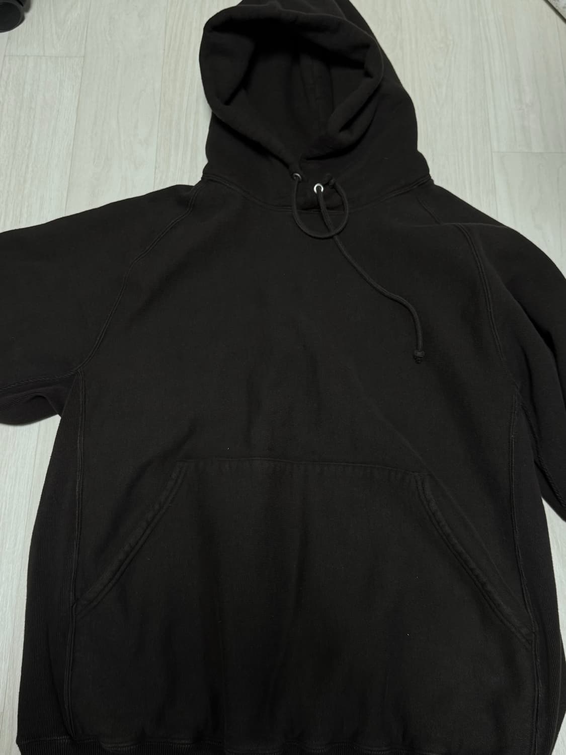 [L] 엔즈앤드민즈 후디 스웻 다크 초콜렛 상품이미지1