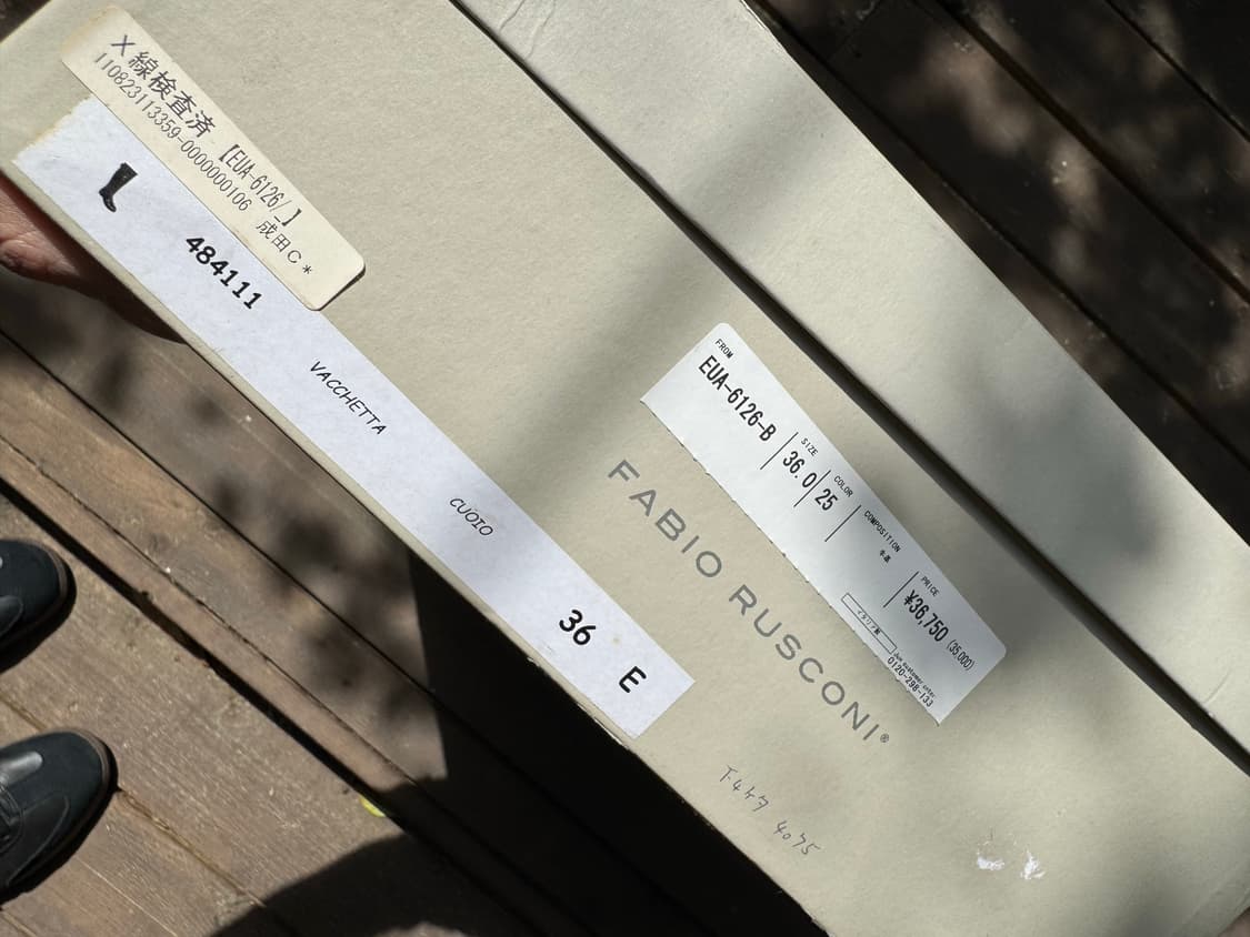 [MADE IN ITALY 🇮🇹]파비오 루스코니 롱부츠 상품이미지4