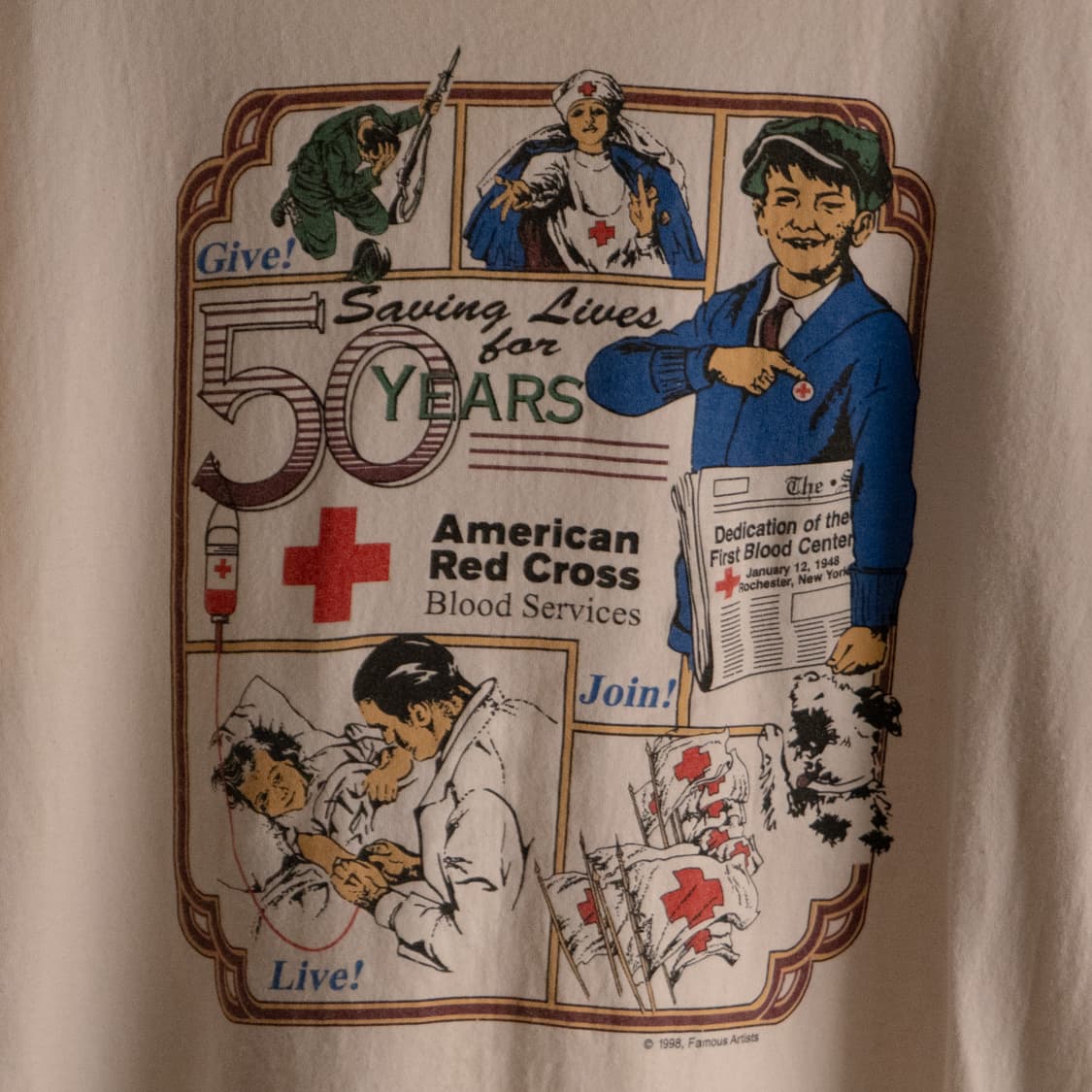 1998 American Red Cross “50 Years Tee 상품이미지6