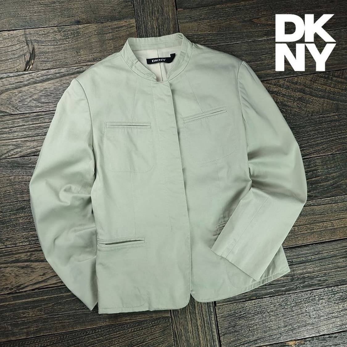 [도나카란뉴욕] 멀티 포캣 스탠드 카라 미니멀 자켓 M19275 상품이미지1