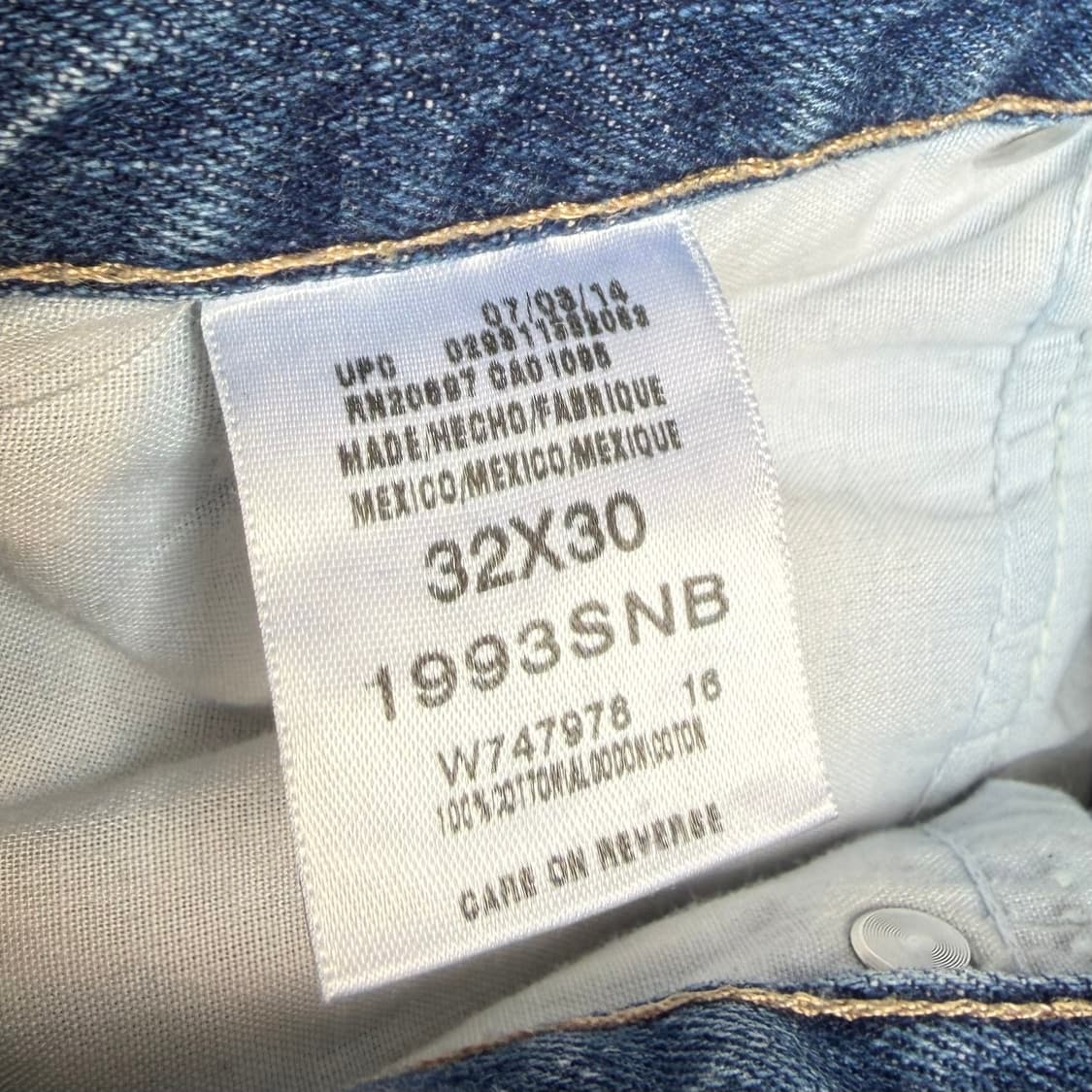 10s 디키즈 1993 싱글니 카펜터 데님팬츠 상품이미지9