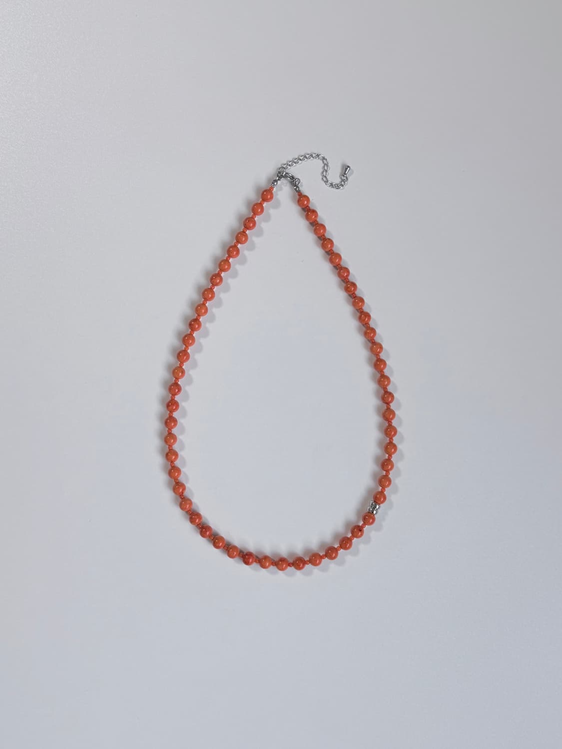 Summer Beaded Necklace - Tangerine 상품이미지1