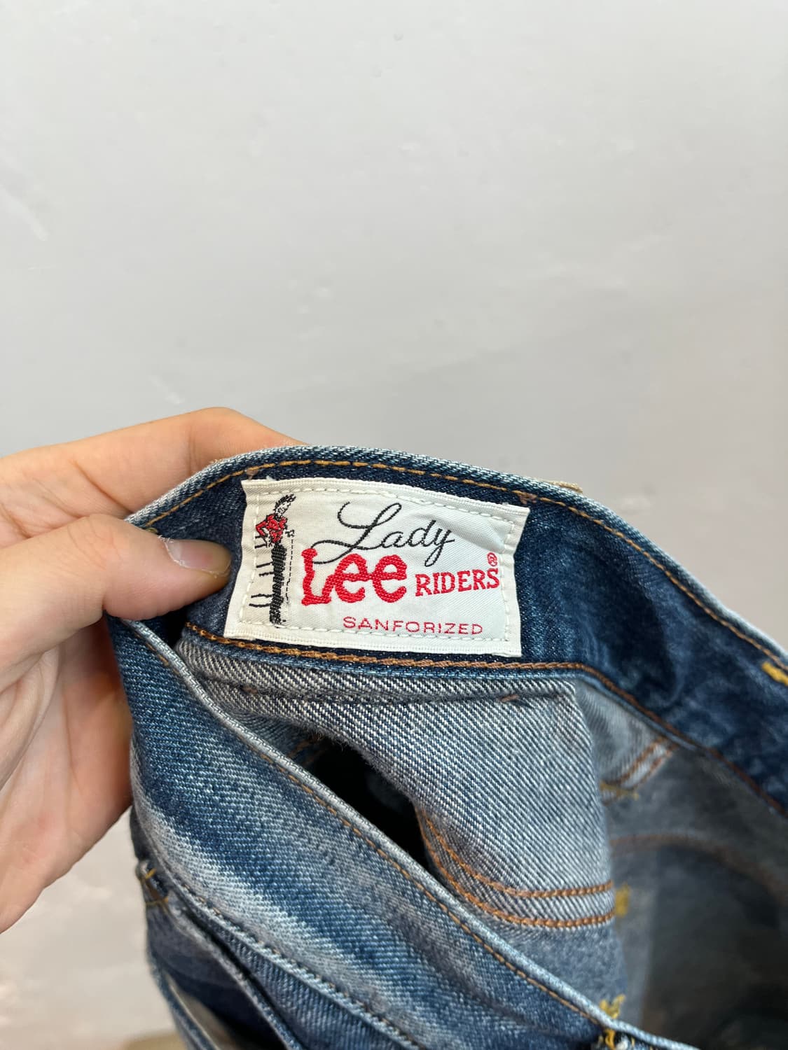 Lee 워시드 데님팬츠 우먼즈 Made in JAPAN  상품이미지6