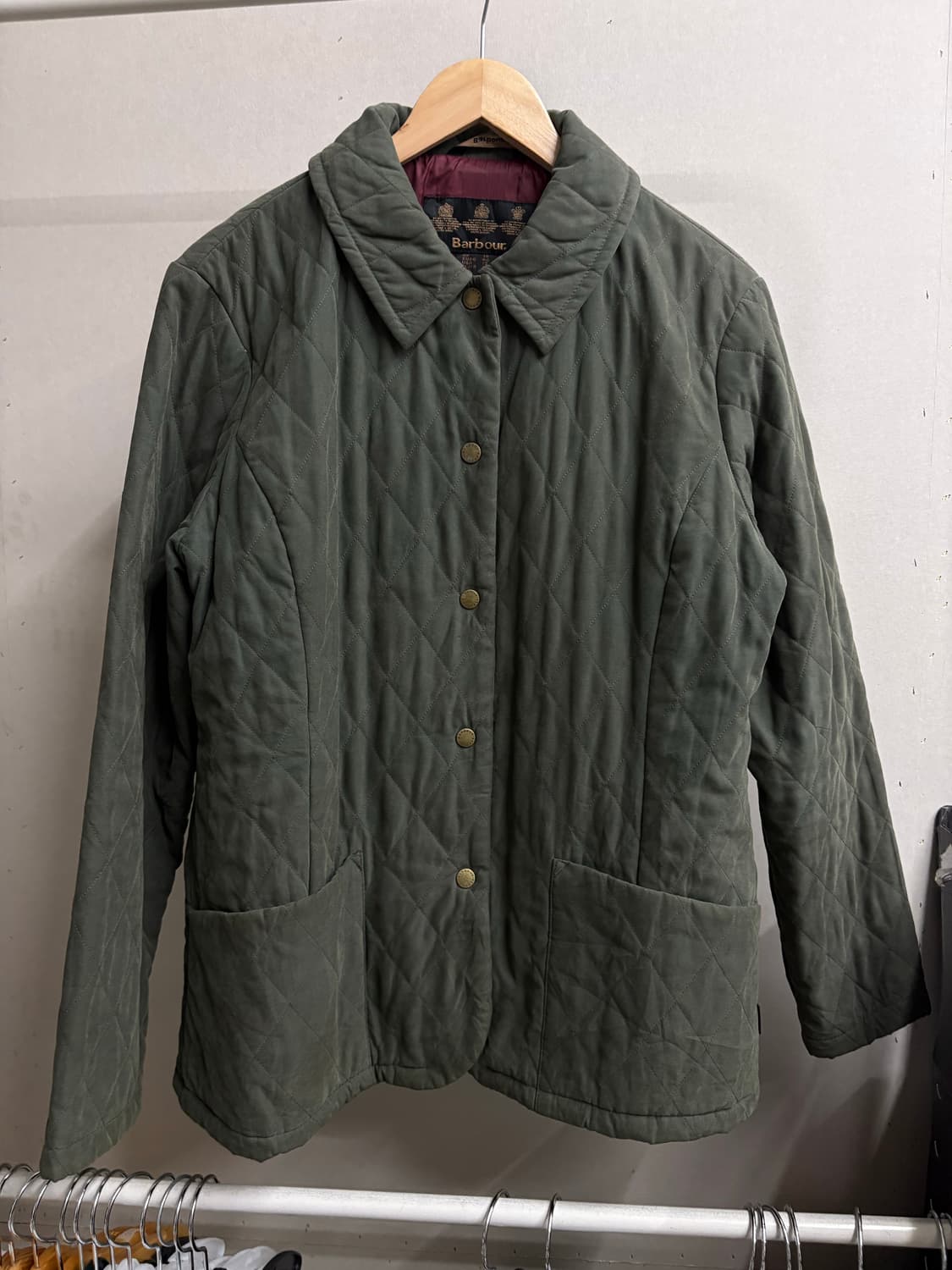 바버 퀼팅 코팅자켓 상품이미지2