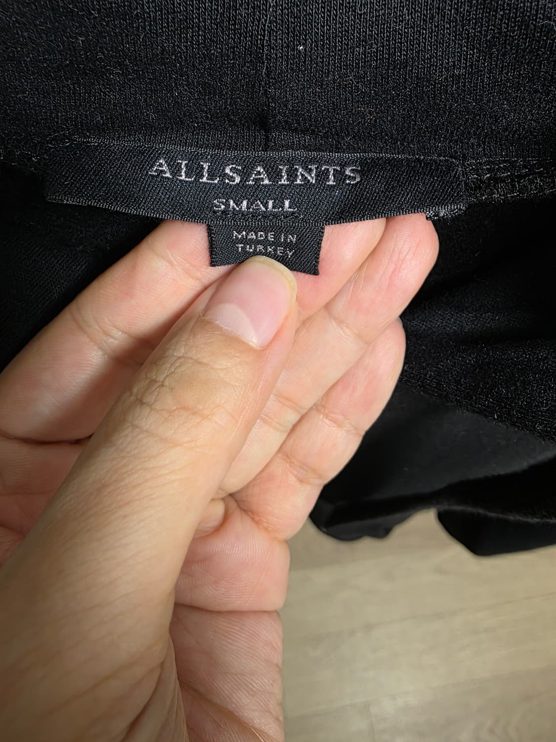 올세인츠 블랙 후드티 후디 S 상품이미지2