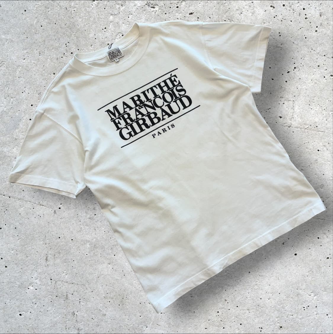 [M] 마리떼 프랑소와 저버 로고 반팔티 화이트 D603 상품이미지1