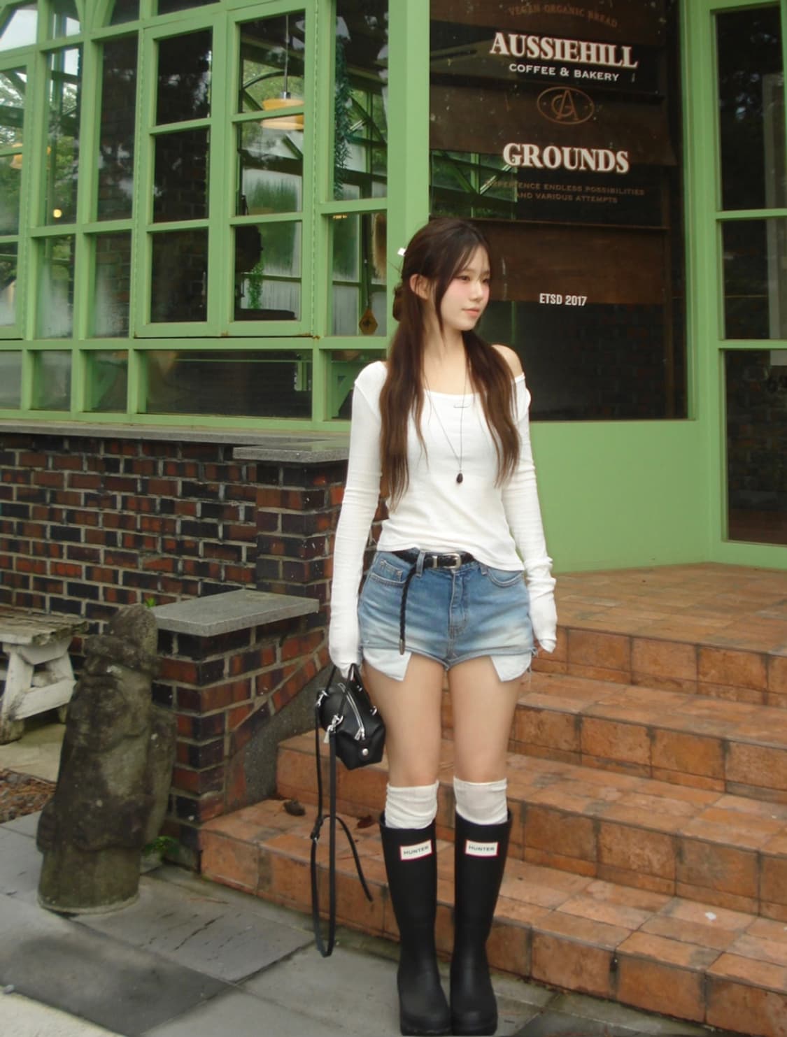 새상품) 아워캐비넷 cutting half pants M사이즈 상품이미지2