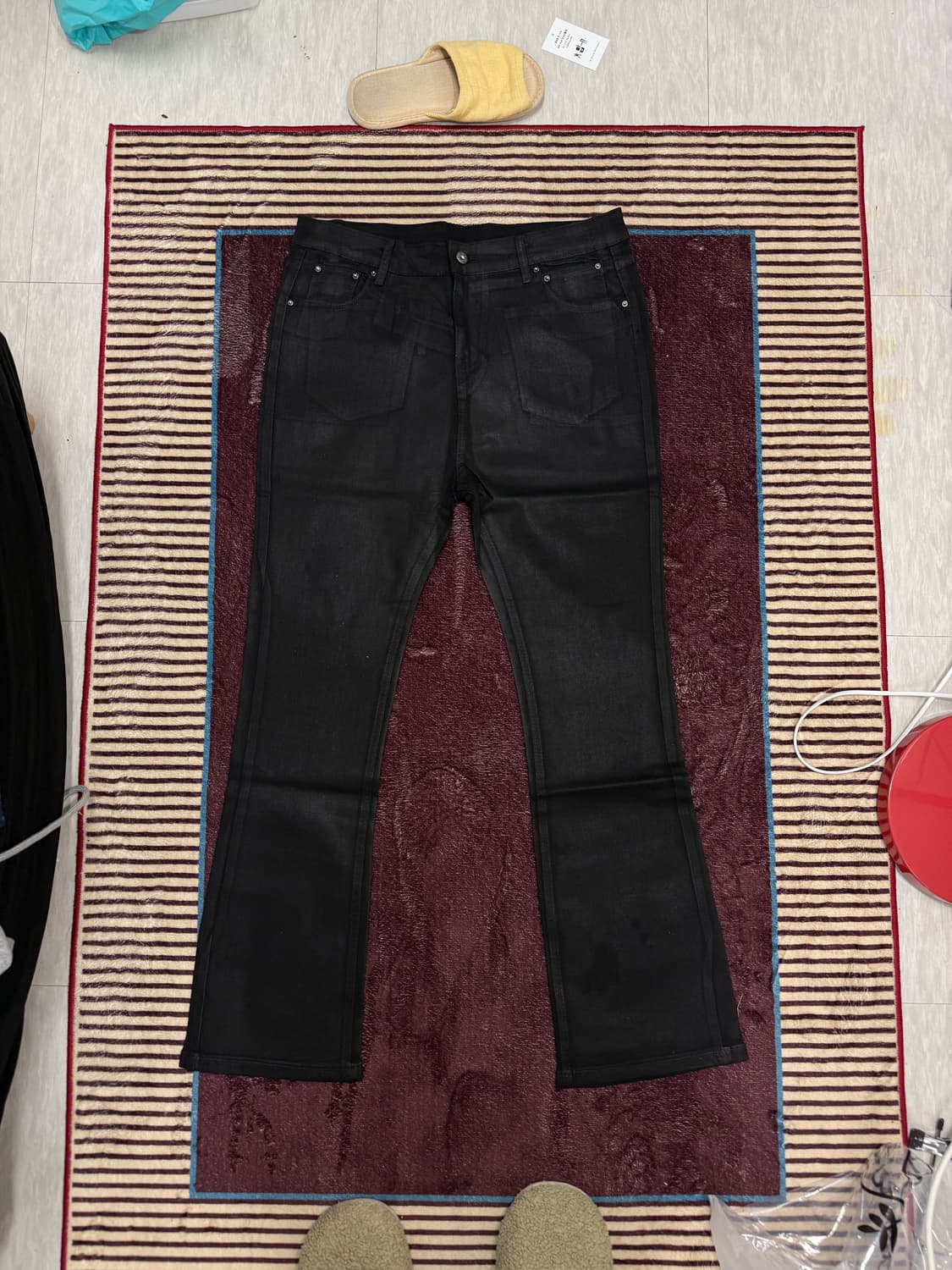 릭 플레어 핏 코팅왁스 플레어진  상품이미지10