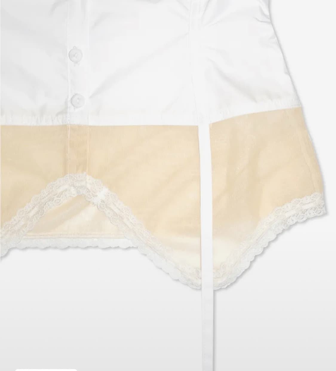 태 주문제작 레이스 가터셔츠 스몰 화이트컬러  상품이미지6