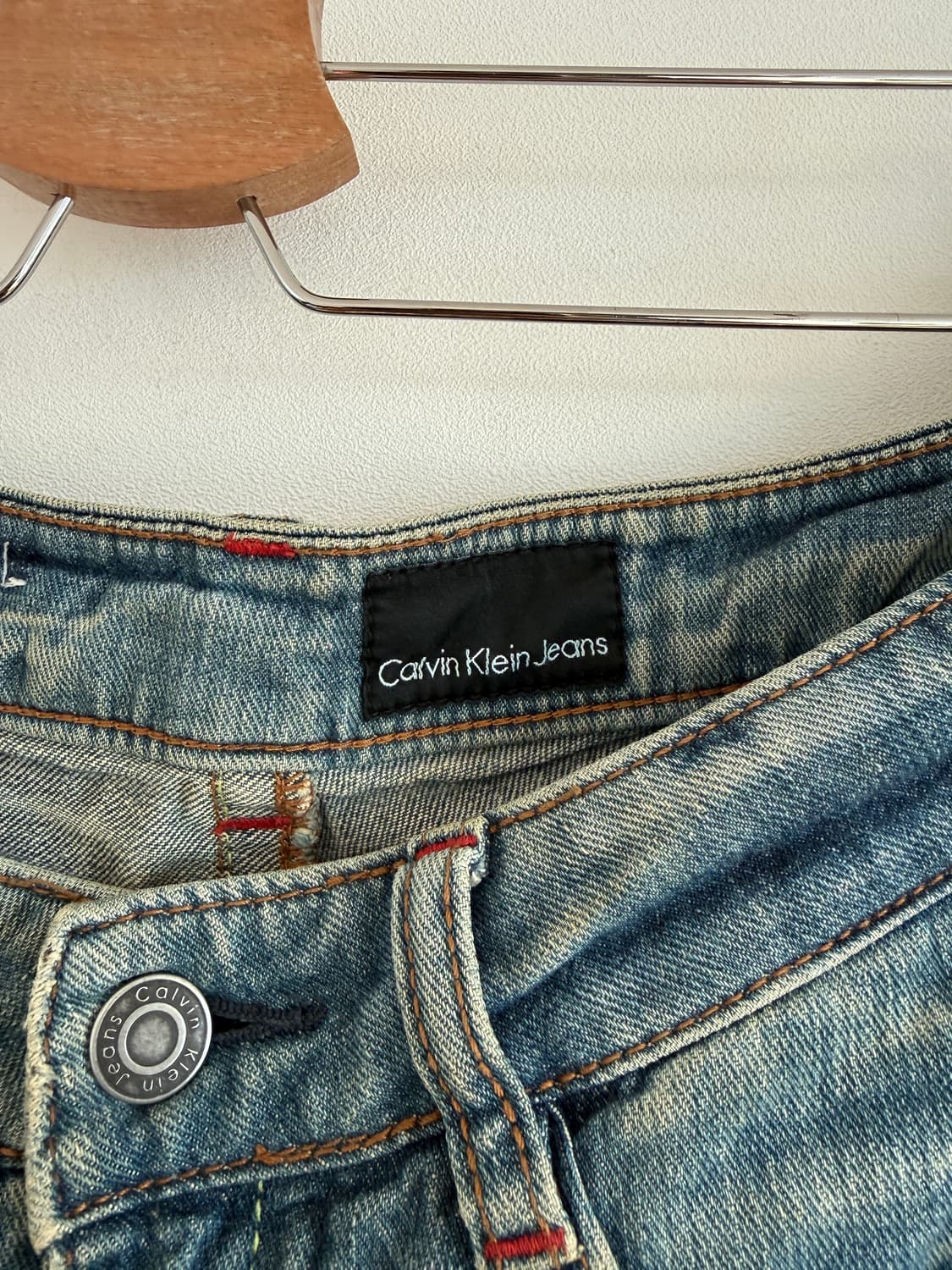 캘빈클라인 진(CK jeans) Y2K 워싱 부츠컷 데님  상품이미지8