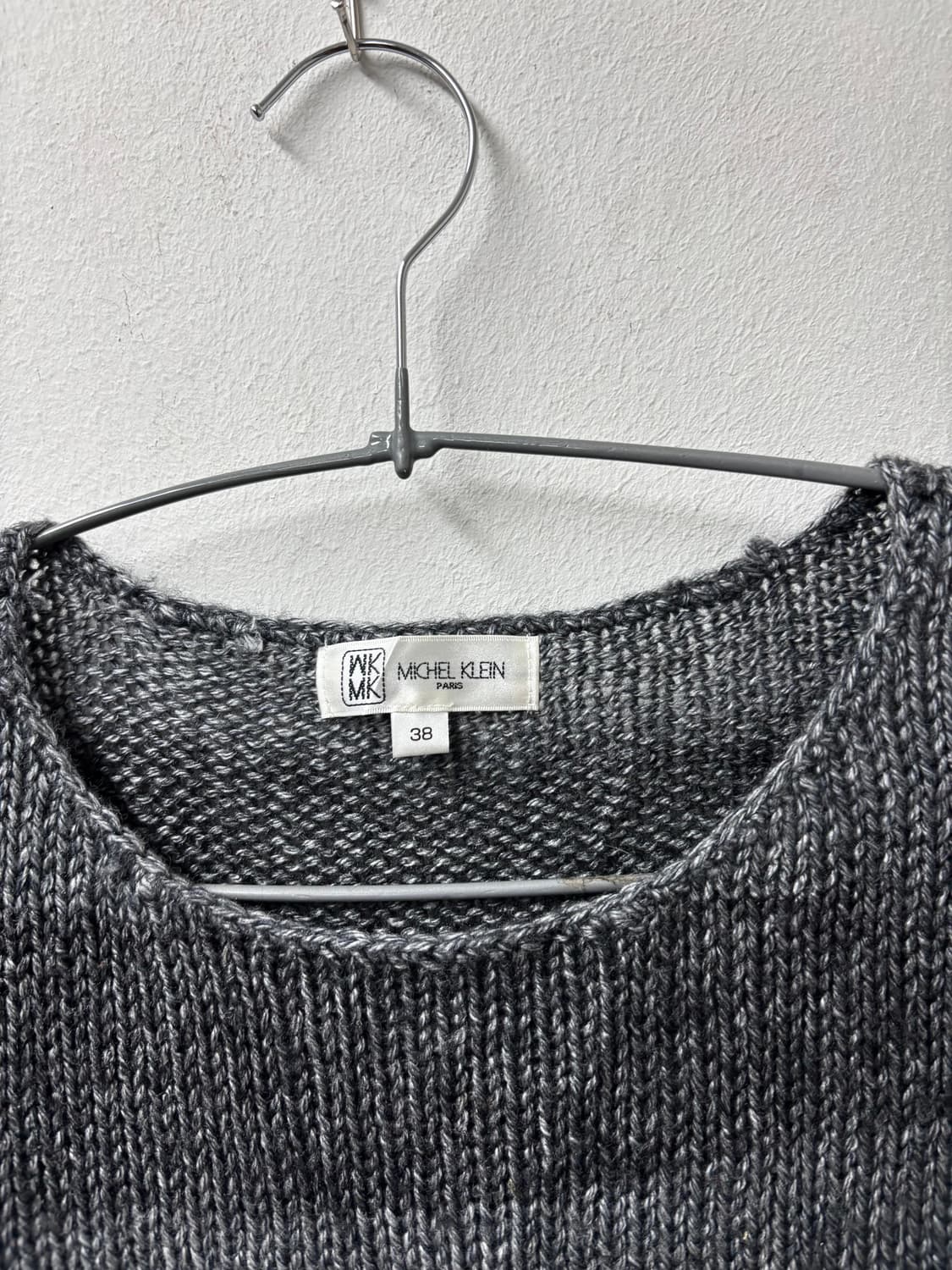 “Michel Klein” Black&Grey Knit Sleeve 상품이미지7