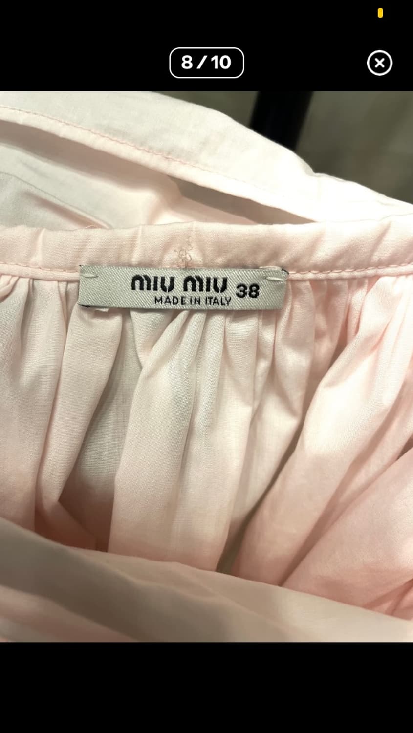 미우미우 핑크 치마 상품이미지9