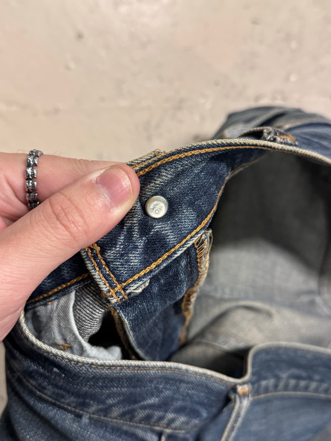 90s 리바이스 517 워시드 데님 부츠컷팬츠 상품이미지5