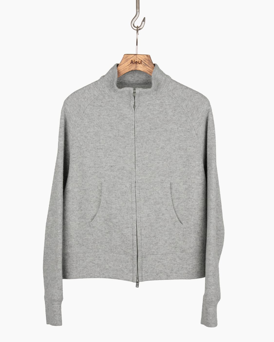 [구매] AIEUL Comfy Zip Up Melange Grey  상품이미지1