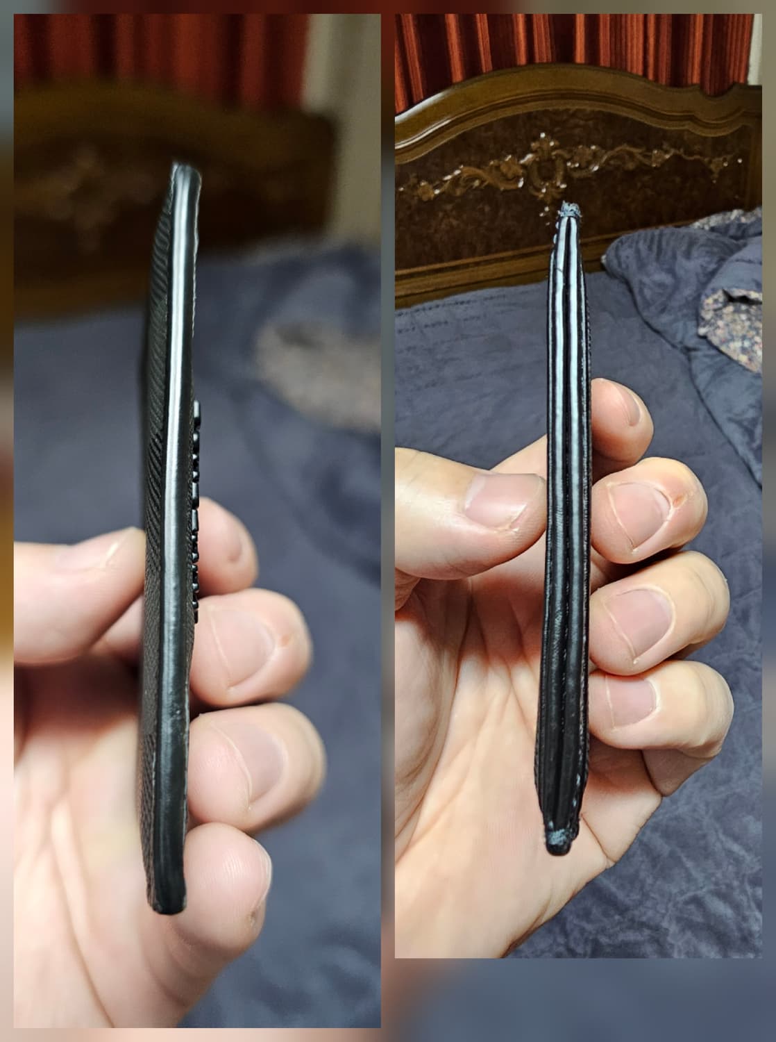 (정품) 신상 버버리 체크 카드지갑/남녀공용/차콜색상/개인 상품이미지4