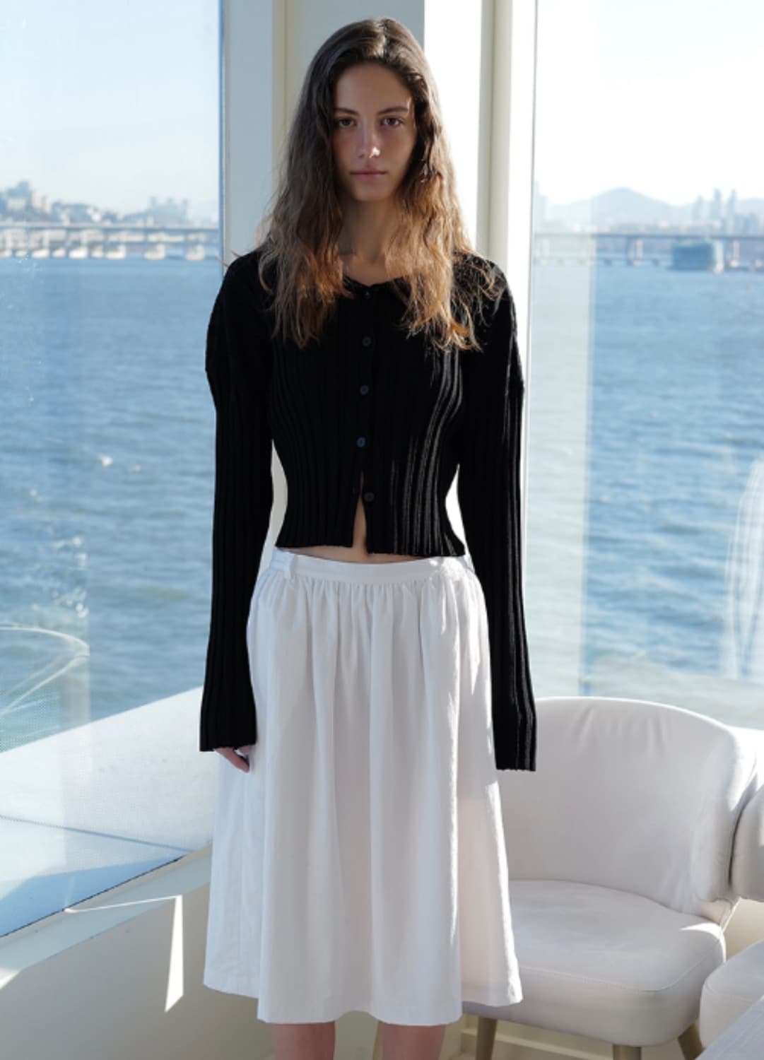 르셉탬버le17septembre 가디건 MILLIE RIB KNIT CA 상품이미지1