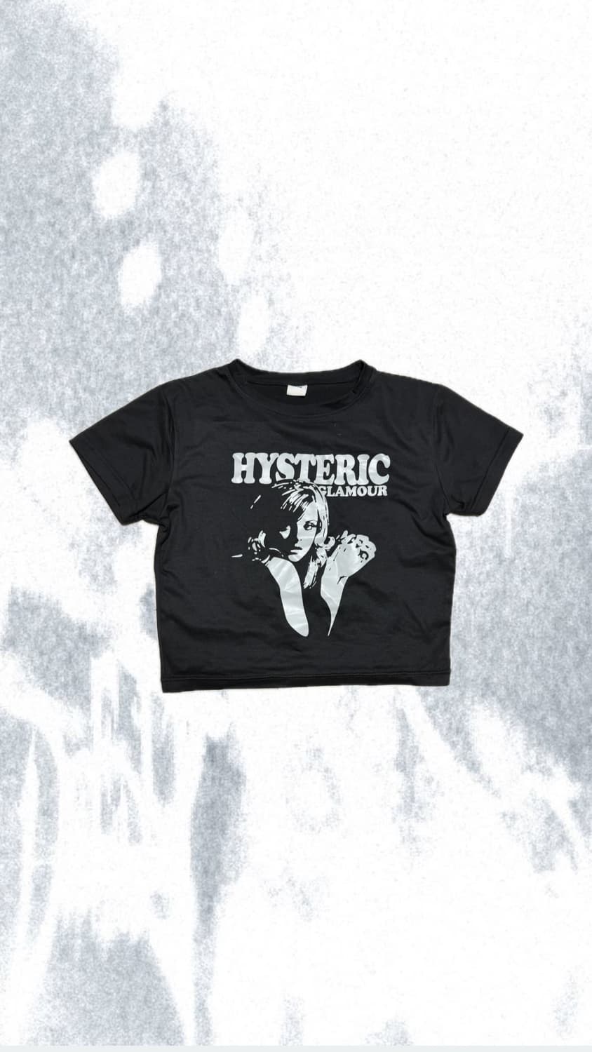 Hysteric Glamour Graphic Crop Tee 상품이미지1