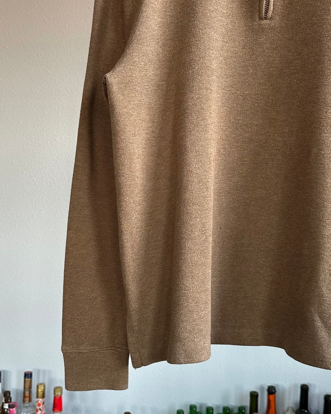 [M]폴로 랄프로렌 브라운 하프집업 코튼 니트 상품이미지4