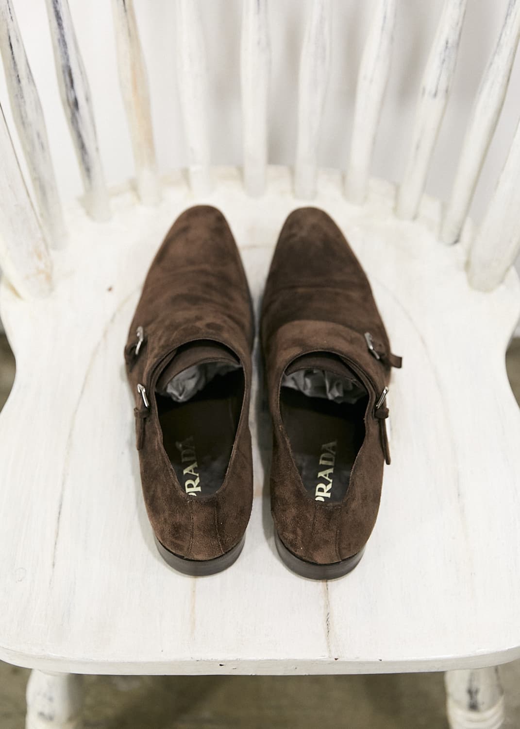 Suede Double Monk Strap Shoes 상품이미지3