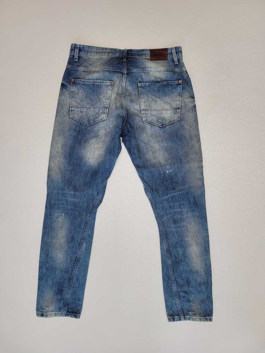 자라 ZARA 남자 빈티지 워싱 청바지 34 블루 상품이미지9