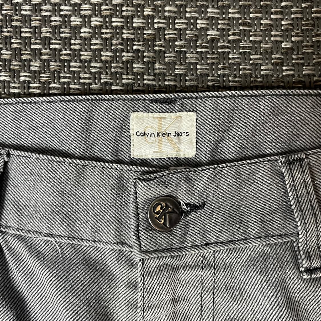 (36) 캘빈클라인진스 그레이 데님 팬츠 상품이미지4