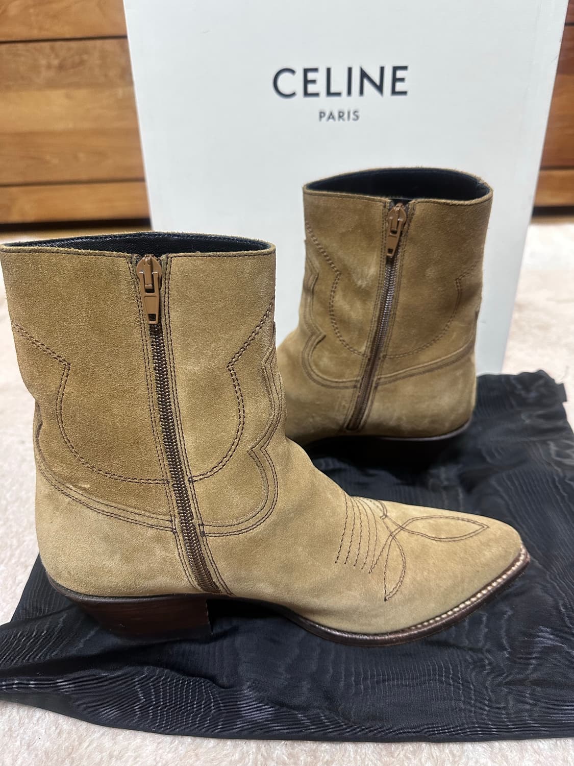 셀린느 웨스턴 부츠 38 상품이미지3