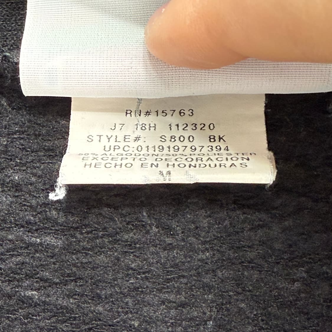 [M] 챔피온 블랙 후드집업 상품이미지6