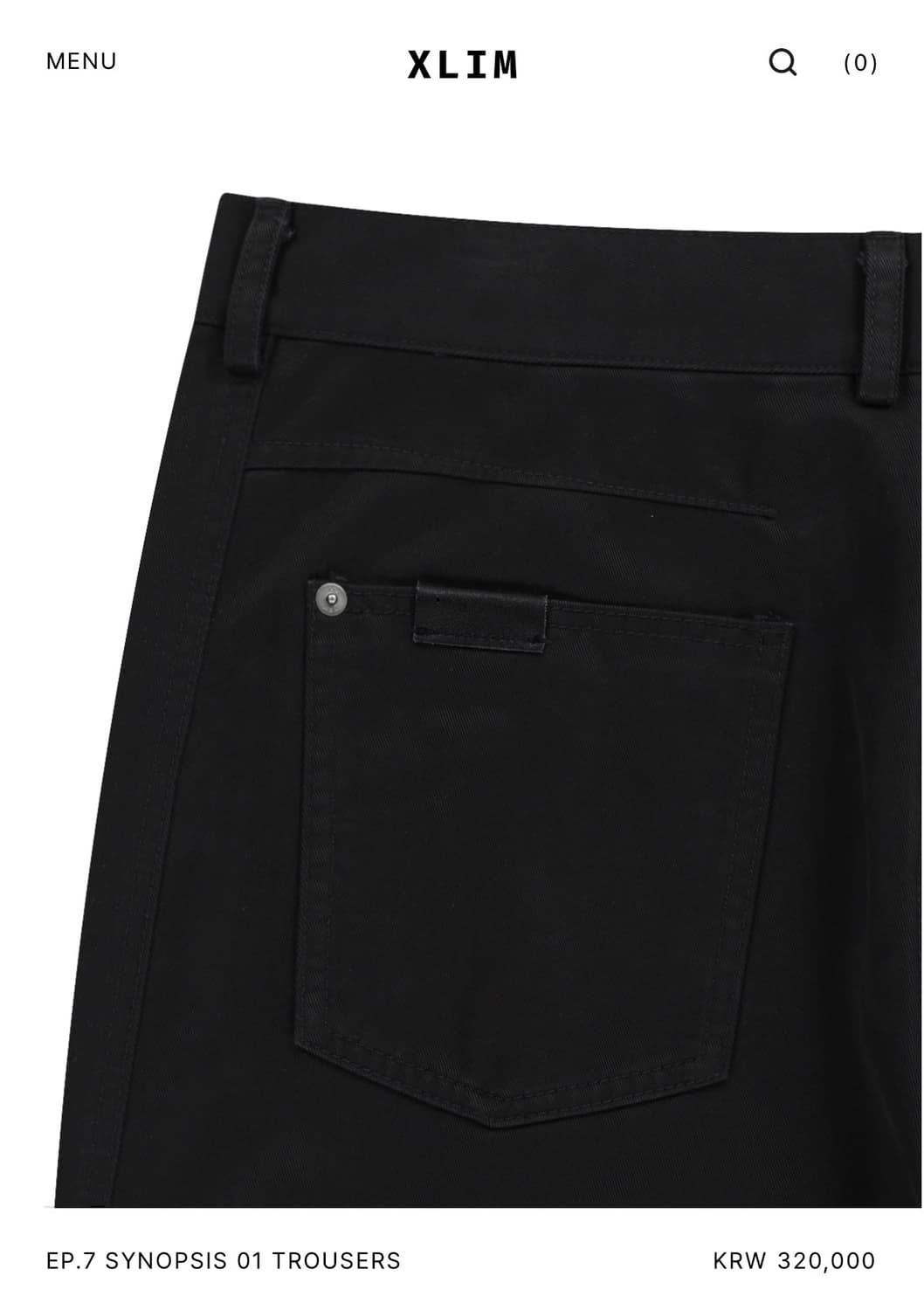 xlim ep.7 synopsis 01 trousers Msize 상품이미지4