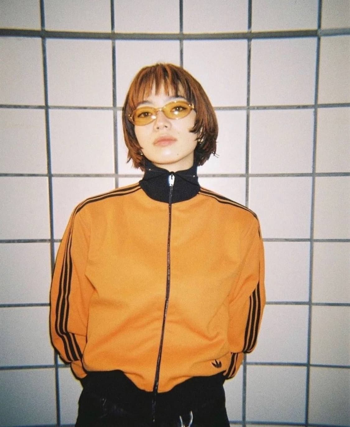 고마츠 나나 아디다스 vintage 감귤 져지 상품이미지1